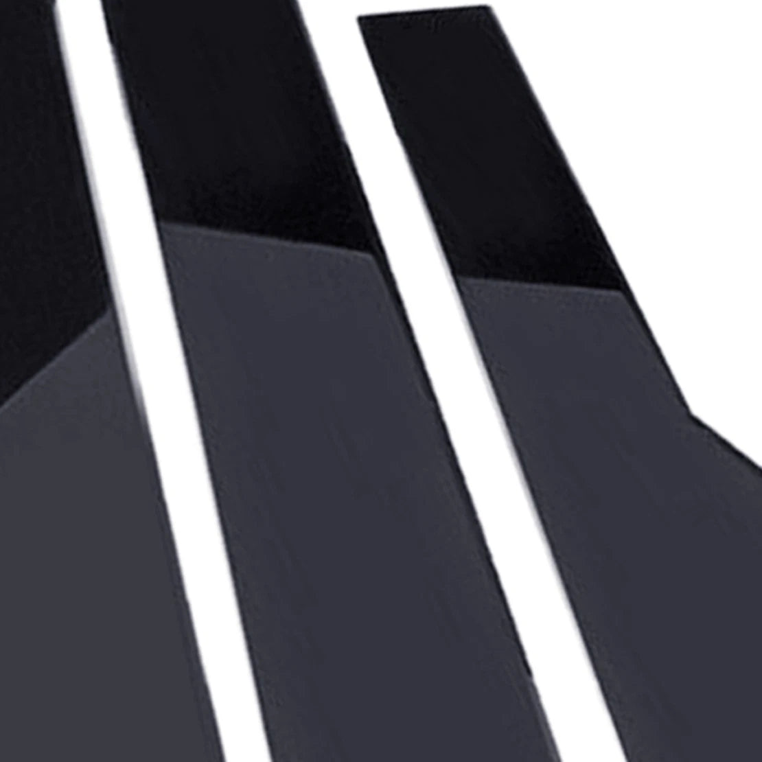 Black Door B C Pillar Mirror Plate Trim for Cadillac XT5 (2016-2021)