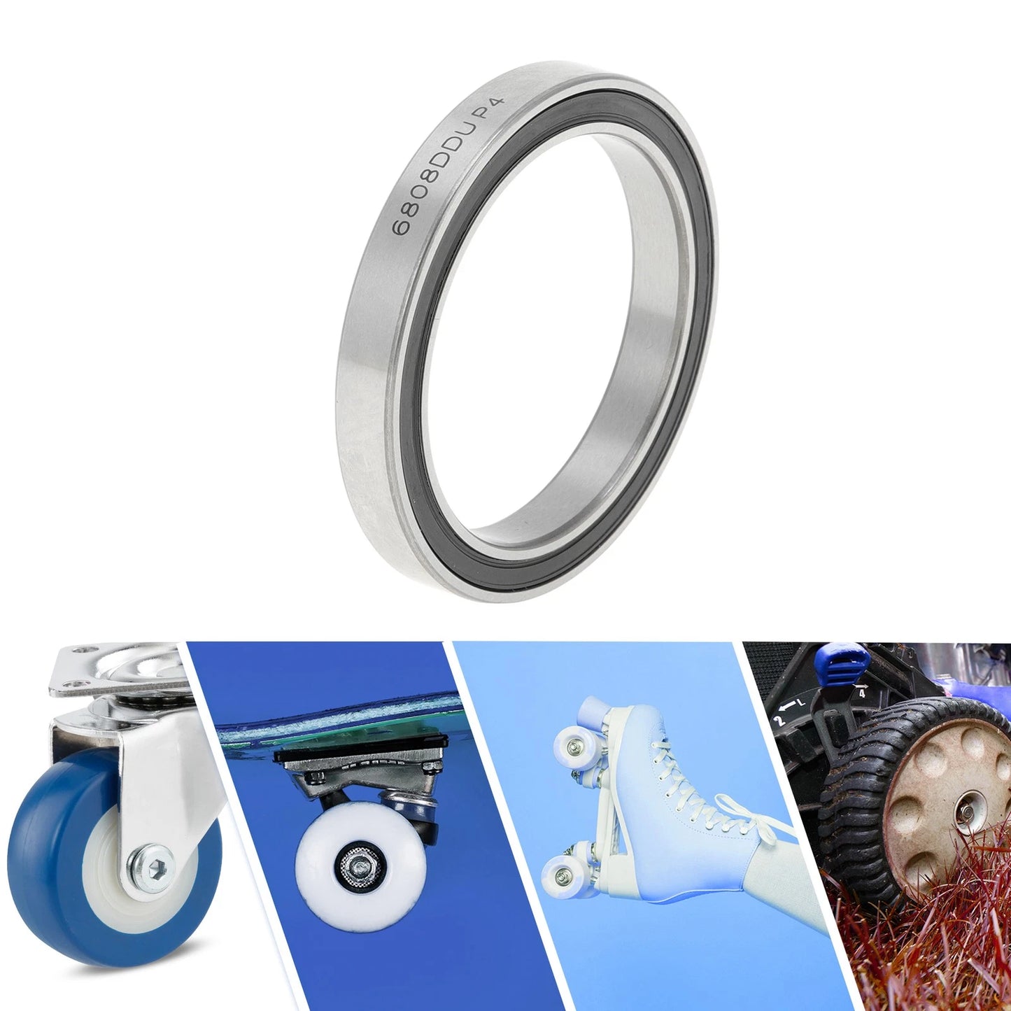 40x52x7mm Deep Groove Ball Bearings for Scooter Skateboard Wheel