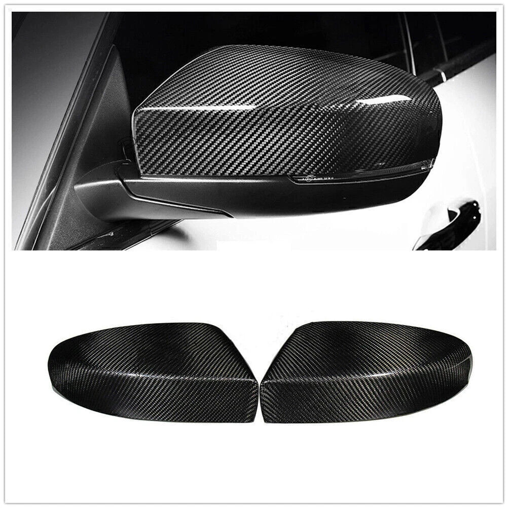 Dry Carbon Fiber Side Mirror Covers for Maserati Ghibli Quattroporte (2017-2023)