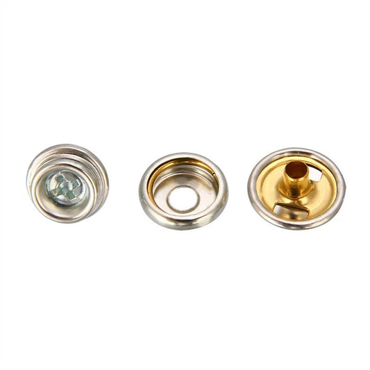152pcs / Stainless Steel Snap Fastener for Canvas Boat Canopy Cover