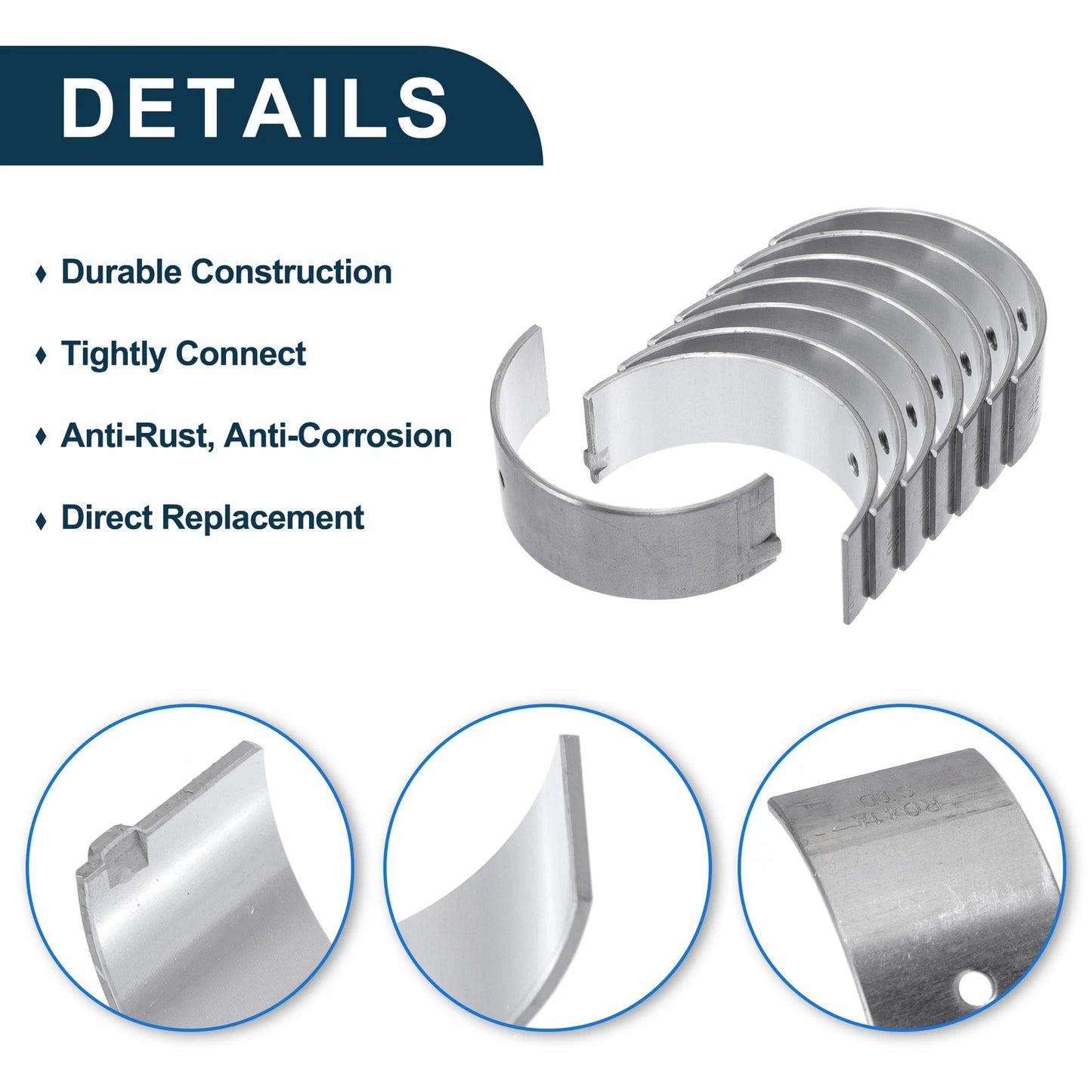 8 x Connecting Rod Bearings for Toyota Van