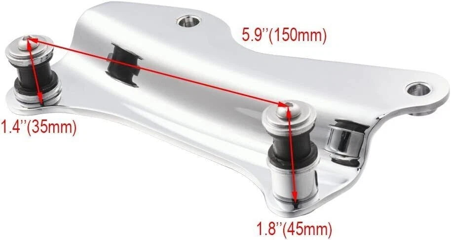 Chrome Docking Hardware Kit for Harley CVO Street Glide Road Glide (2014-2023)