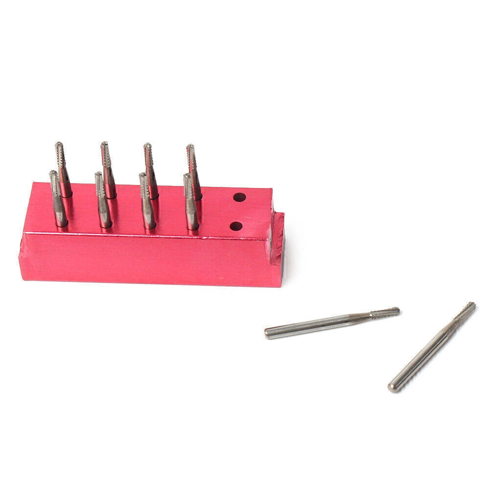 Dental Tungsten Steel Tooth Drills for High Speed Handpiece - 10 pcs