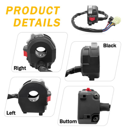Left Handlebar Control Start Kill Switch for Yamaha YFZ450 (2004–2005)