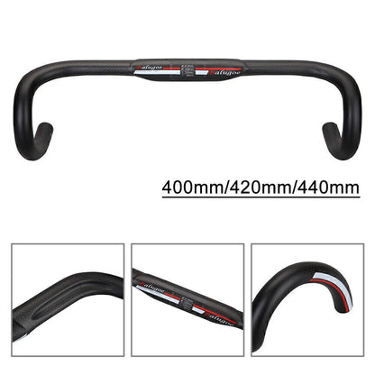 Carbon Fiber Drop Bars 31.8mm for Road Bike - Compatible with Various Models