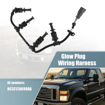 Glow Plug Wiring Harness Right Passenger Side for Ford F-250 (2008-2010)