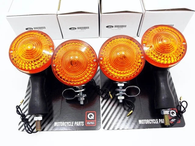 DT400 77-79 Front Rear Turn Signal Indicator Blinker Set for Yamaha