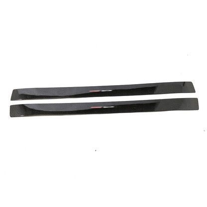 For Maserati GT Dry Real Carbon Fiber Welcome Door Sill Padel Guard Sticker Trim