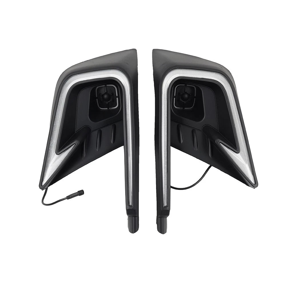 Daytime Running Lights with Turn Signal Fog Lamp Bezel for Honda Civic (2022-2024)