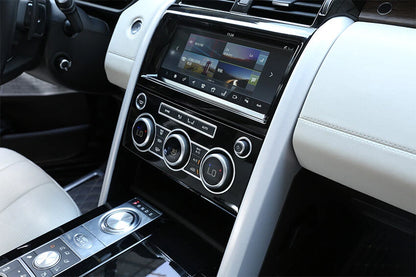 Aluminum AC Stereo Volume Buttons Cover Frame Trim For Range Rover Discovery 5