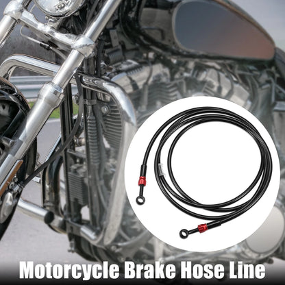 28 90 Brake Hose for Motorcycle Braided Line Clutch Tube 240cm Black