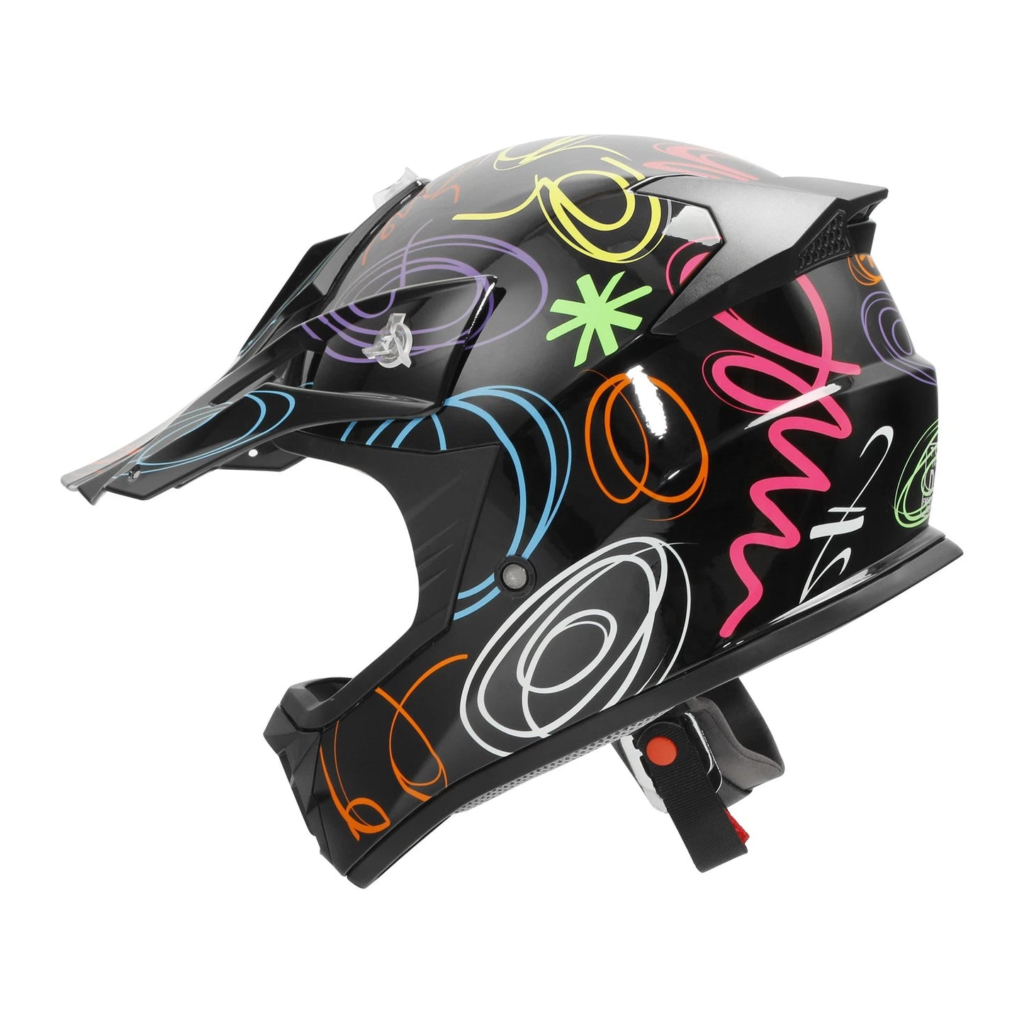 Youth ATV Helmet DOT Off Road Full Face for Kids Motocross (S/M/L/XL)