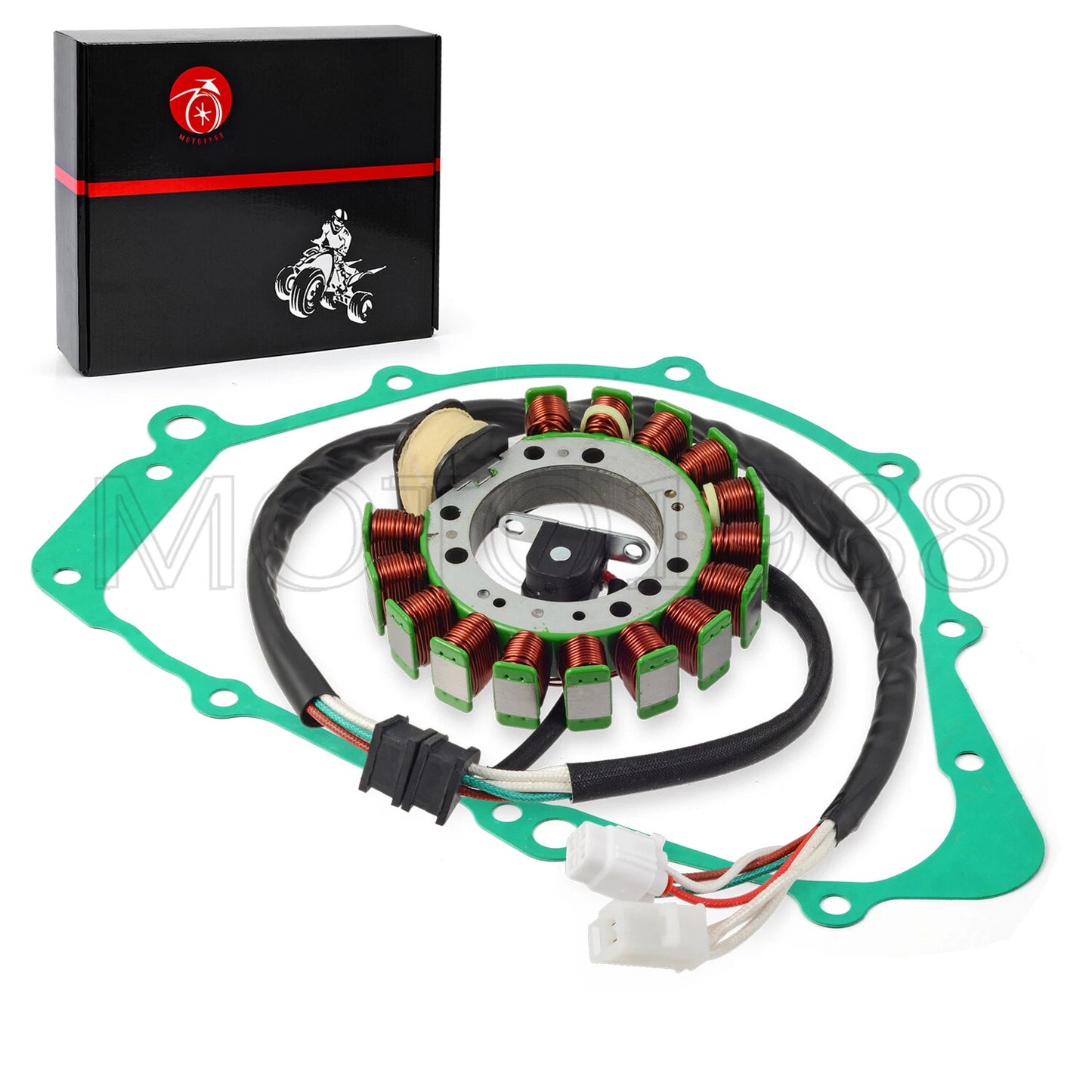 Stator & Rectifier w/ Gasket Assy for Yamaha Grizzly 600 YFM600FW (1998–2002)