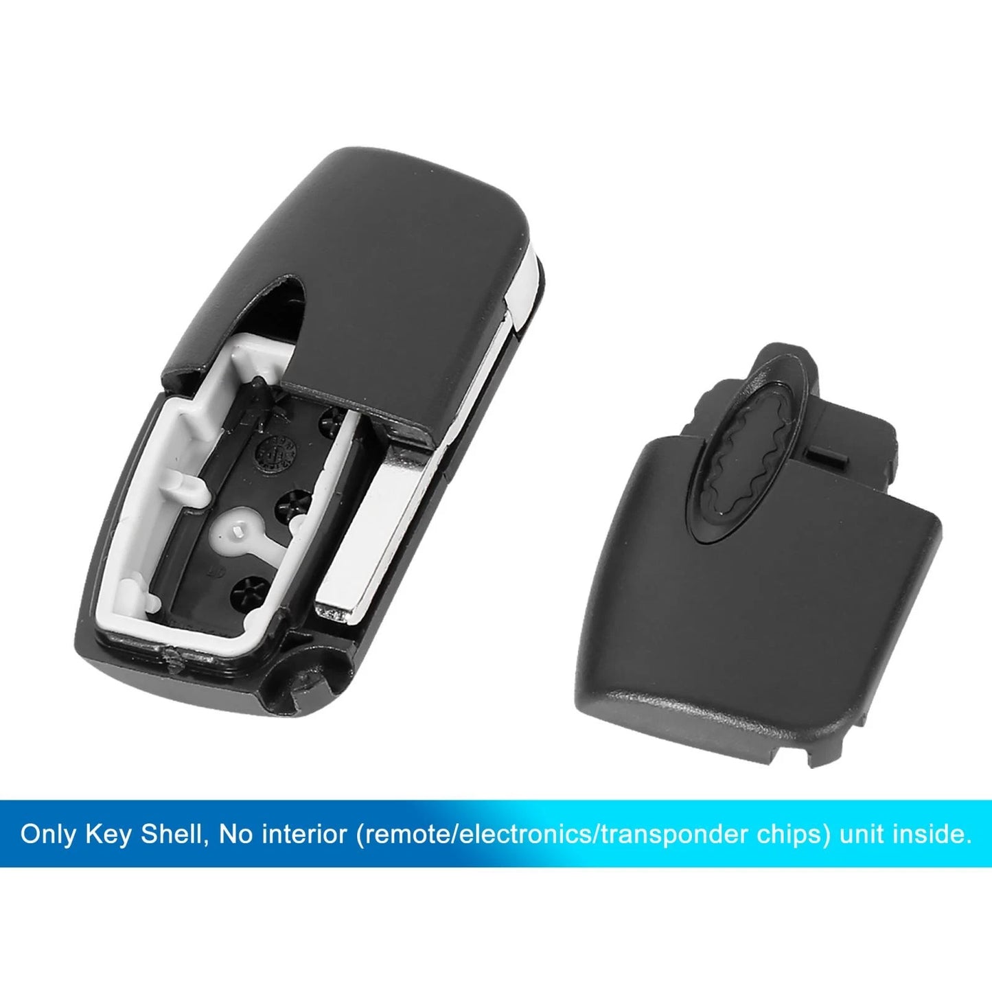 Key Fob Shell Case for Ford Focus, Fiesta, Kuga (2004-2012, 2008-2013, 2008-2010)