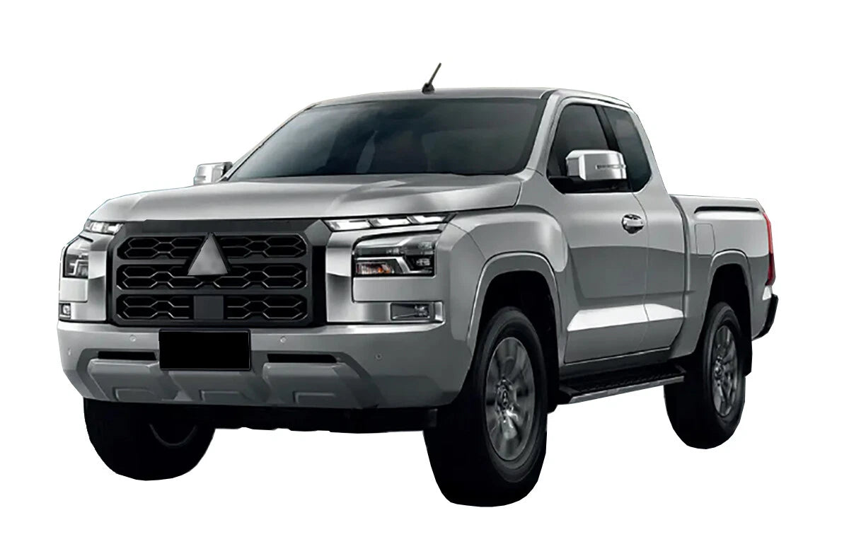 2 x Door Handle Bowl Cup Matte Black for Mitsubishi L200 Triton (2024-2025)