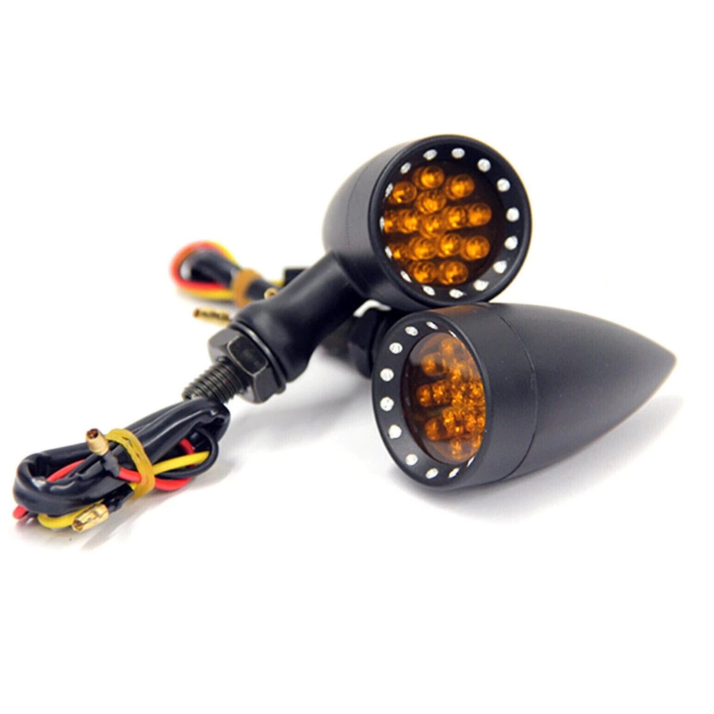 Amber LED Turn Signal Indicator Lights for Harley Chopper