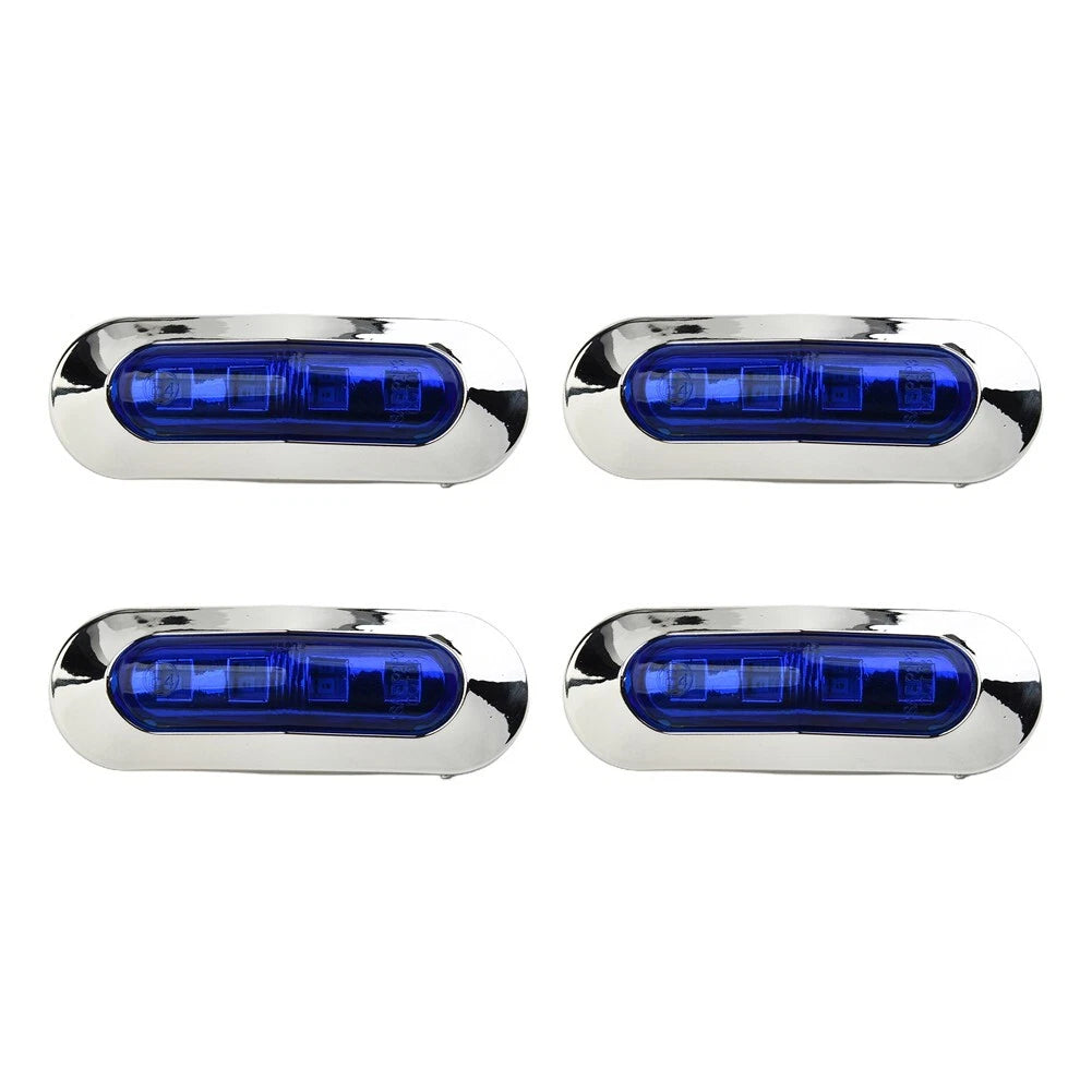Lamp 12-24V 4 LED Courtesy Lights for Marine Boat RV Trailer