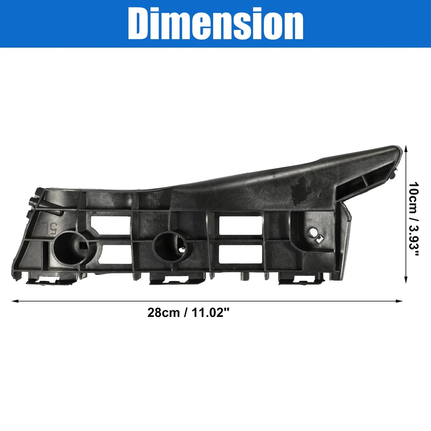 1 Pair Left and Right Side Front Bumper Guide for Toyota