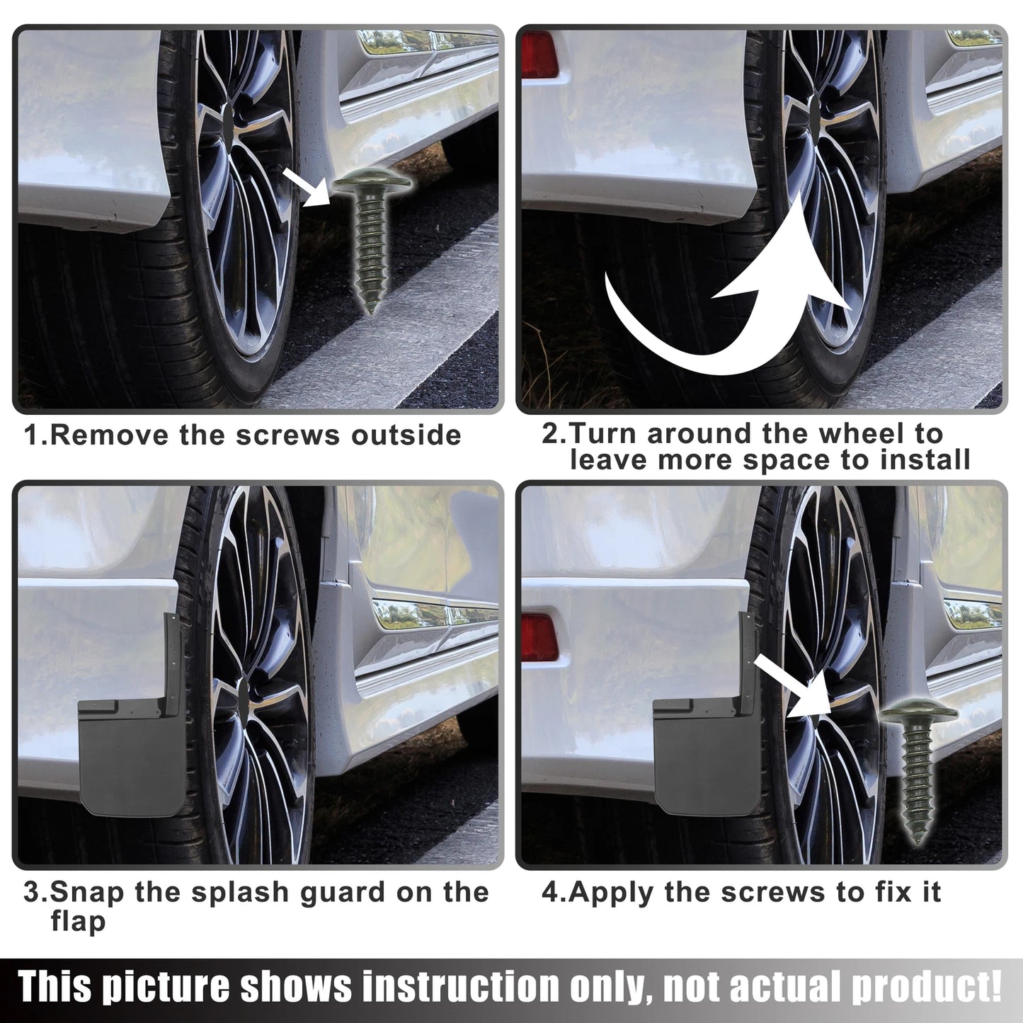 Fender Protection Set for Jeep Wrangler (No-Drill, 2 x Hardware)