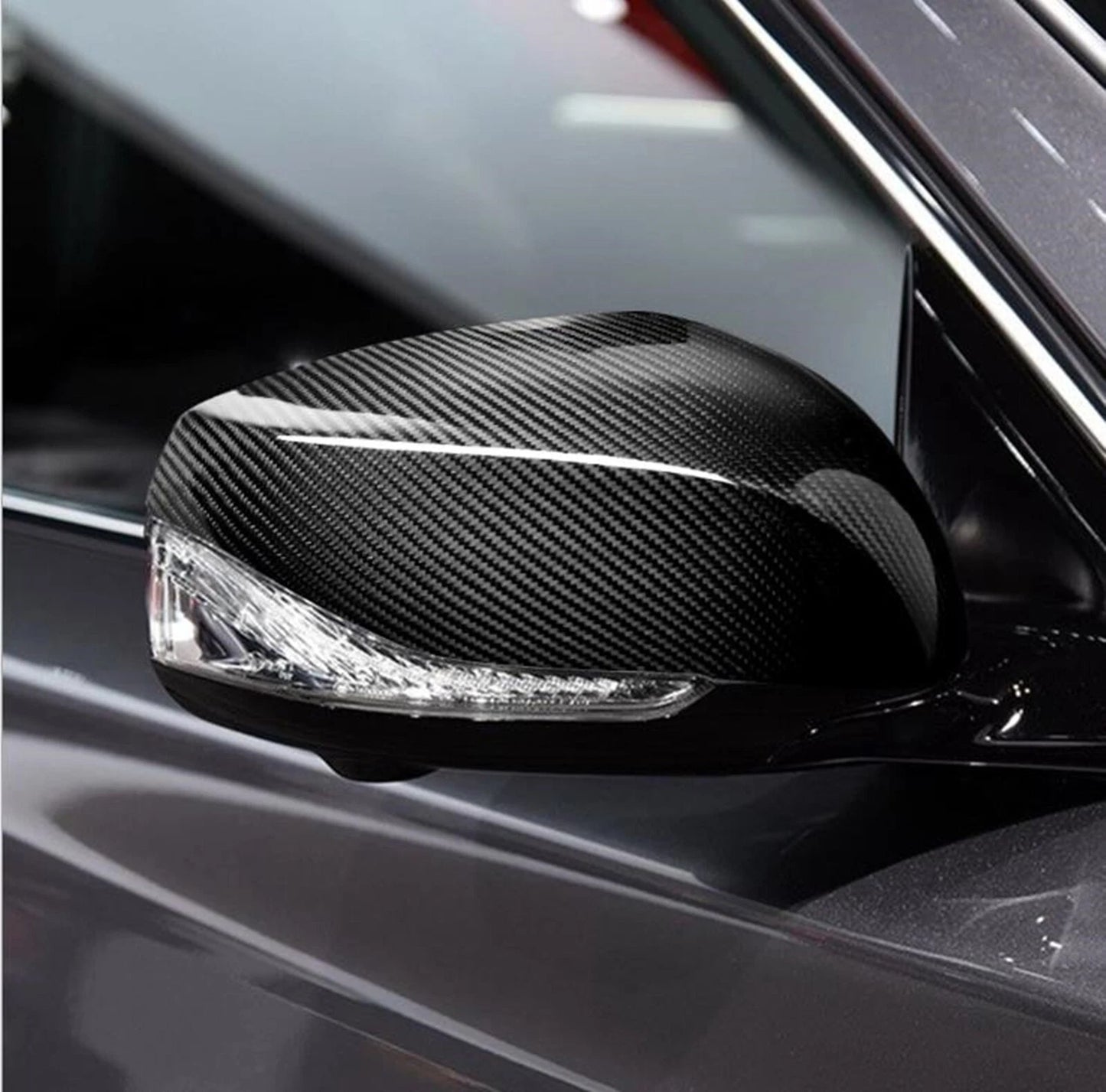 Carbon Fiber Side Mirror Covers for INFINITI Q50 Q70 (2014-2022)