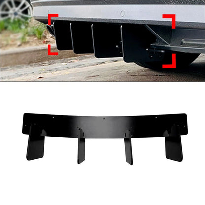 Black Rear Bumper Spoiler Protector for VW Tiguan L MK2 Standard Edition (2021-2023)