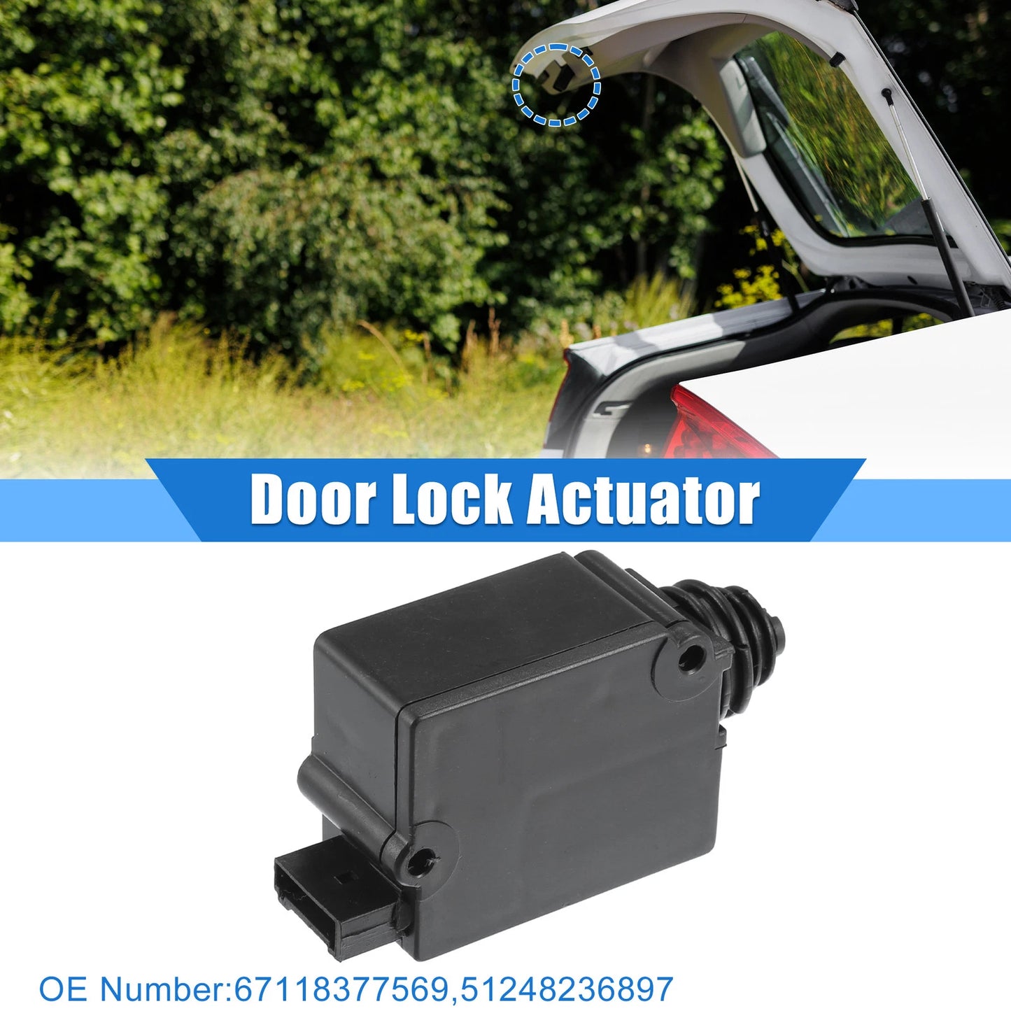 Rear Tailgate Trunk Lift Lock Latch Actuator for BMW 525i (2001-2003)