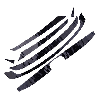 Gloss Black Front Bumper Grille Sticker for Honda Civic (2016-2020)
