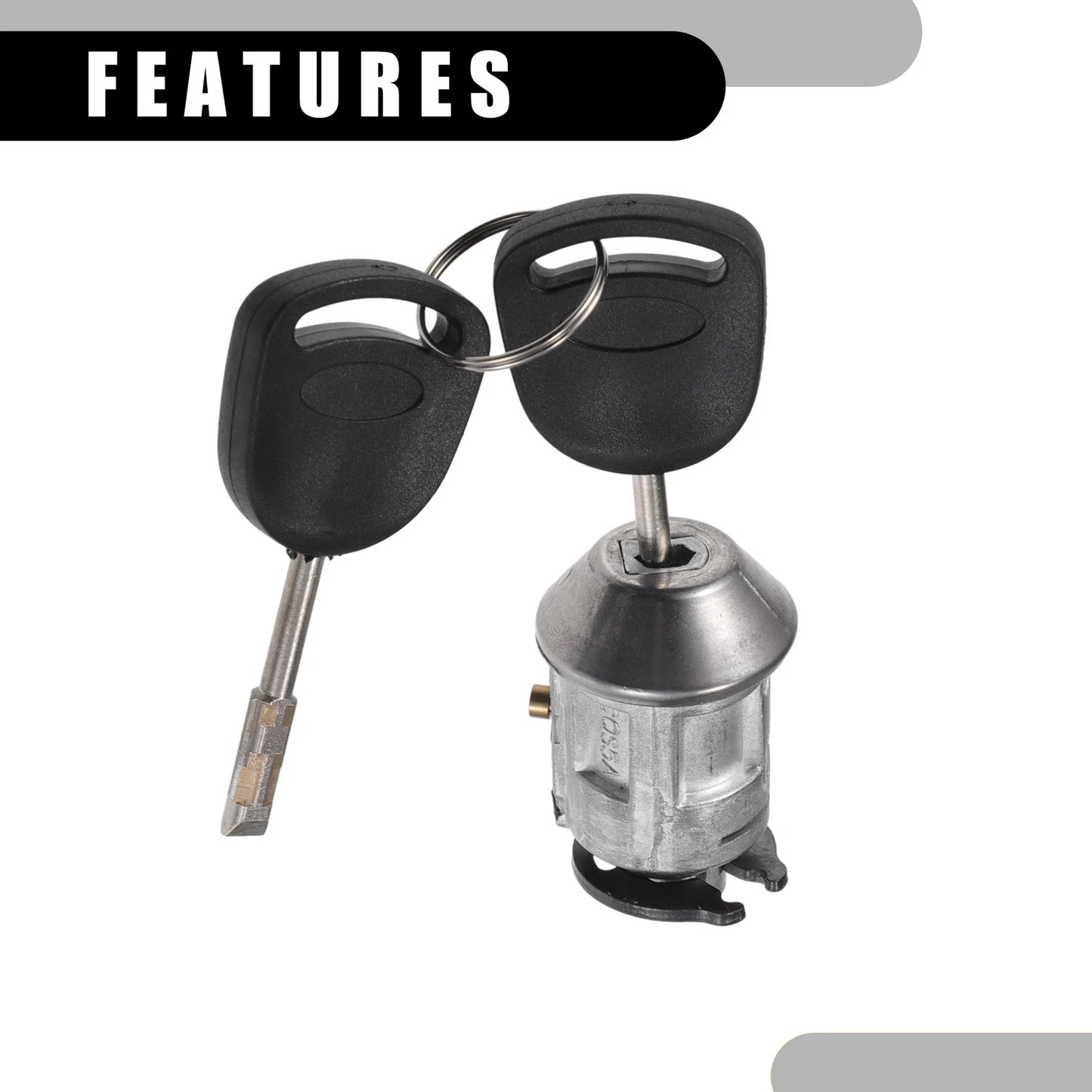 Ignition Lock Cylinder with Keys for Ford Transit Connect (2002-2013)