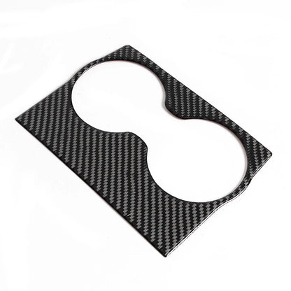 Carbon Fiber Rear Water Cup Holder Trim for Dodge Charger (2015-2020)