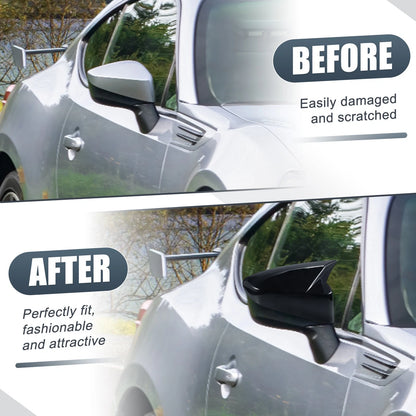 Rearview Mirror Cover Overlay Gloss Black for Subaru BRZ (2012-2020)