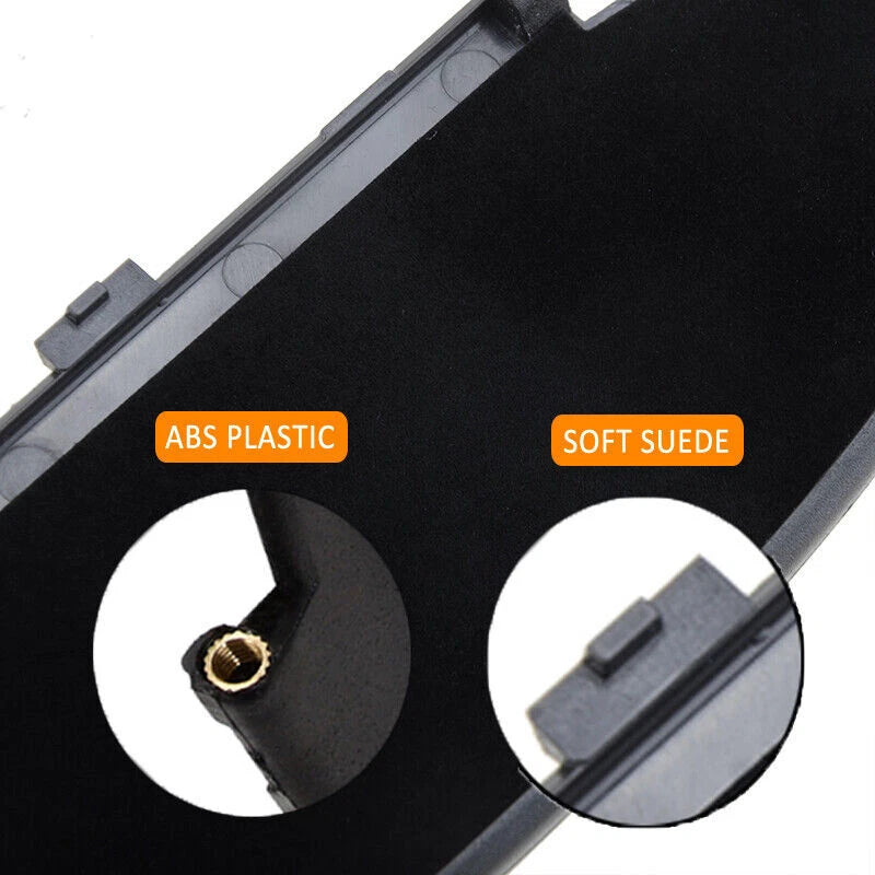 Sun Visor Mirror Cover Black for Porsche 911, Boxster, Cayman (1997-2012)