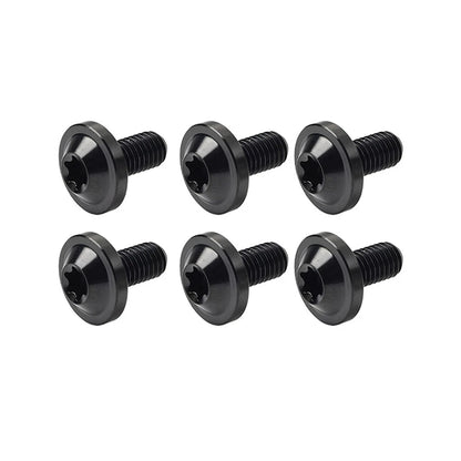 6 x Black Titanium M6x20mm Torx Head Bolts for Bike Motorcycle