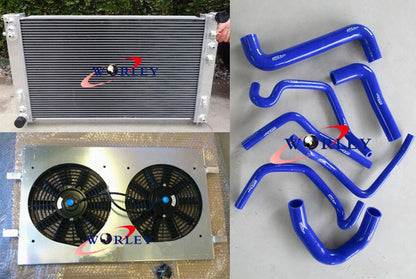 Aluminum Radiator, Fans, Hoses for Holden Commodore VT VX VU HSV V8 (1997-2007)