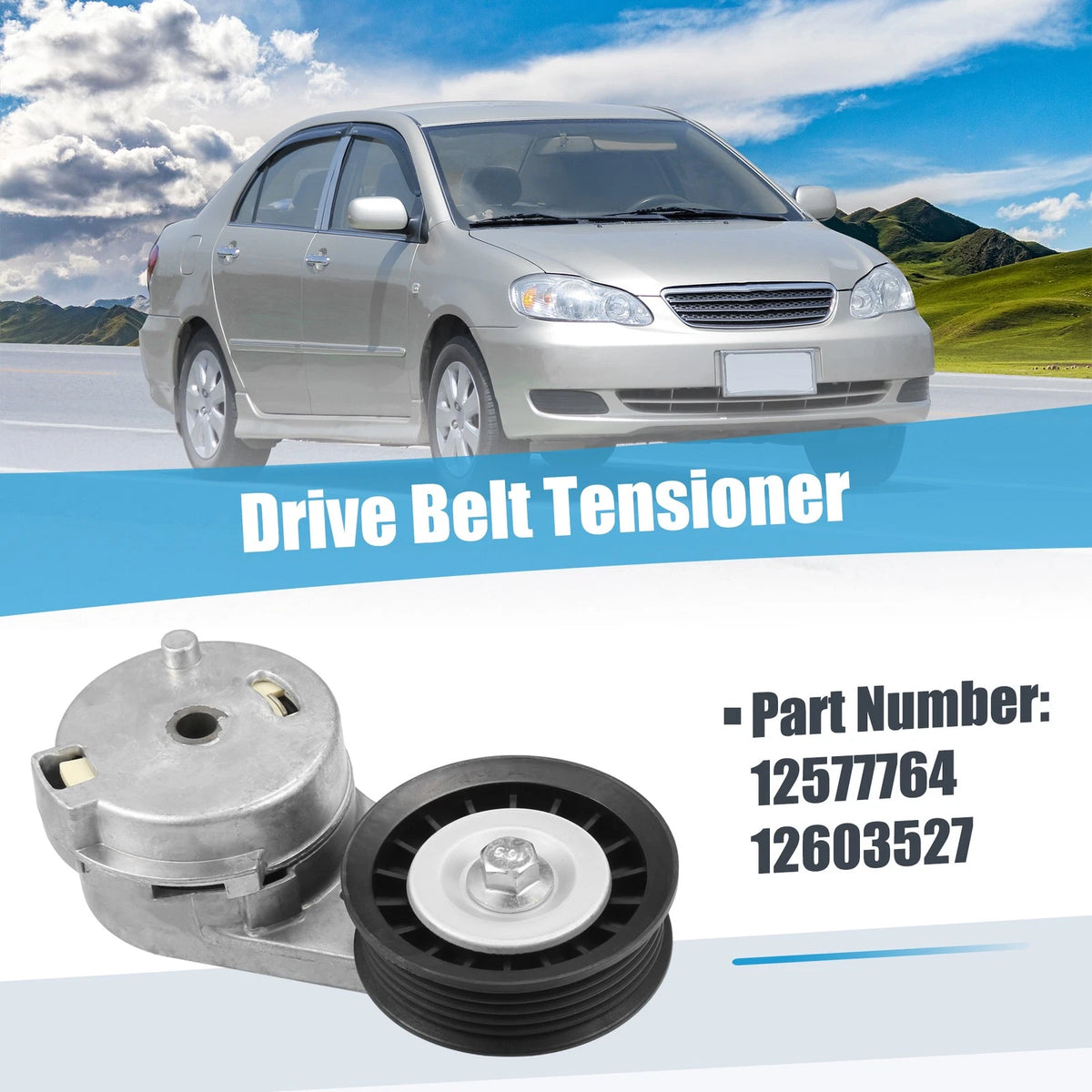 Belt Tensioner Pulley Assembly 3.5L for Chevrolet Impala