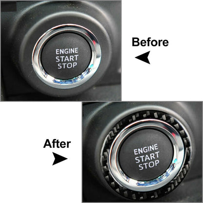 Carbon Fiber Ignition Switch Ring Trim for Subaru Forester (2013-2018)