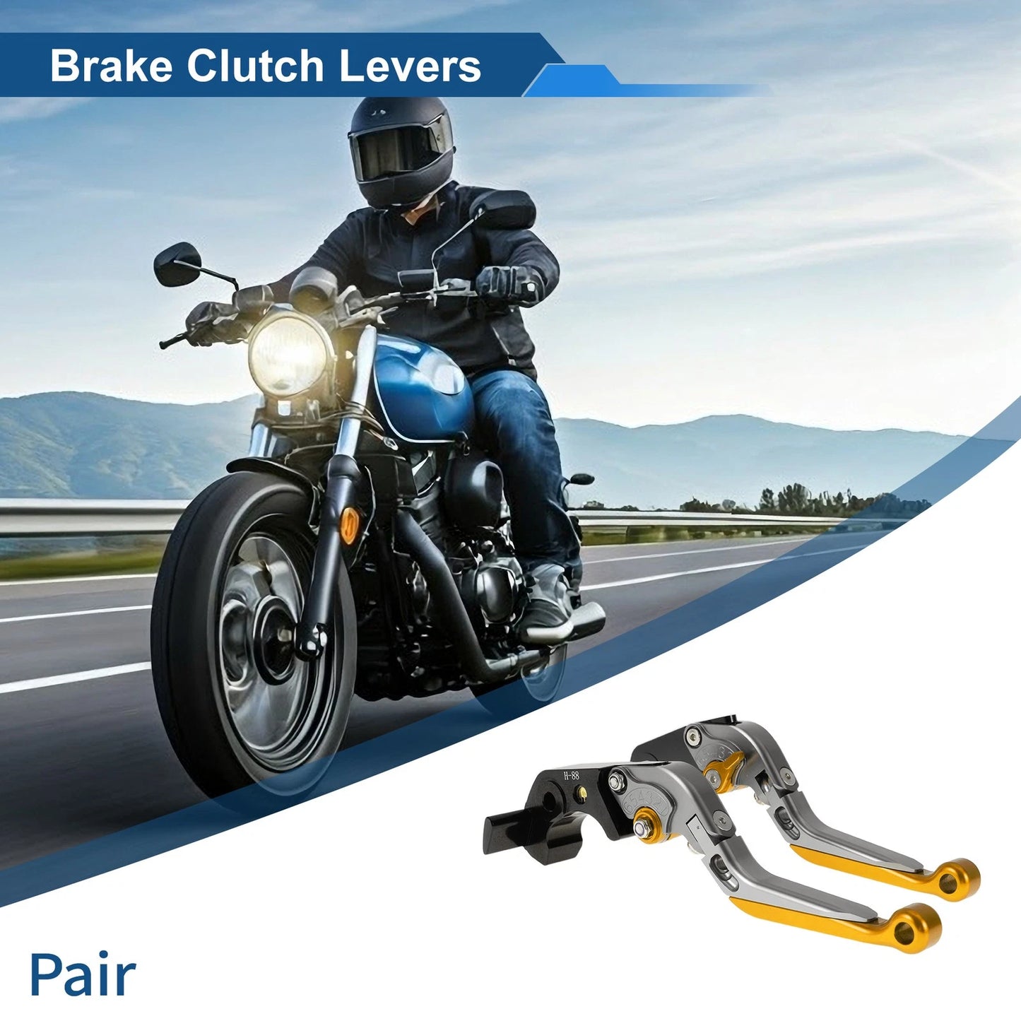 Brake Clutch Levers / Adjustable Short Long for Kawasaki ZX14R