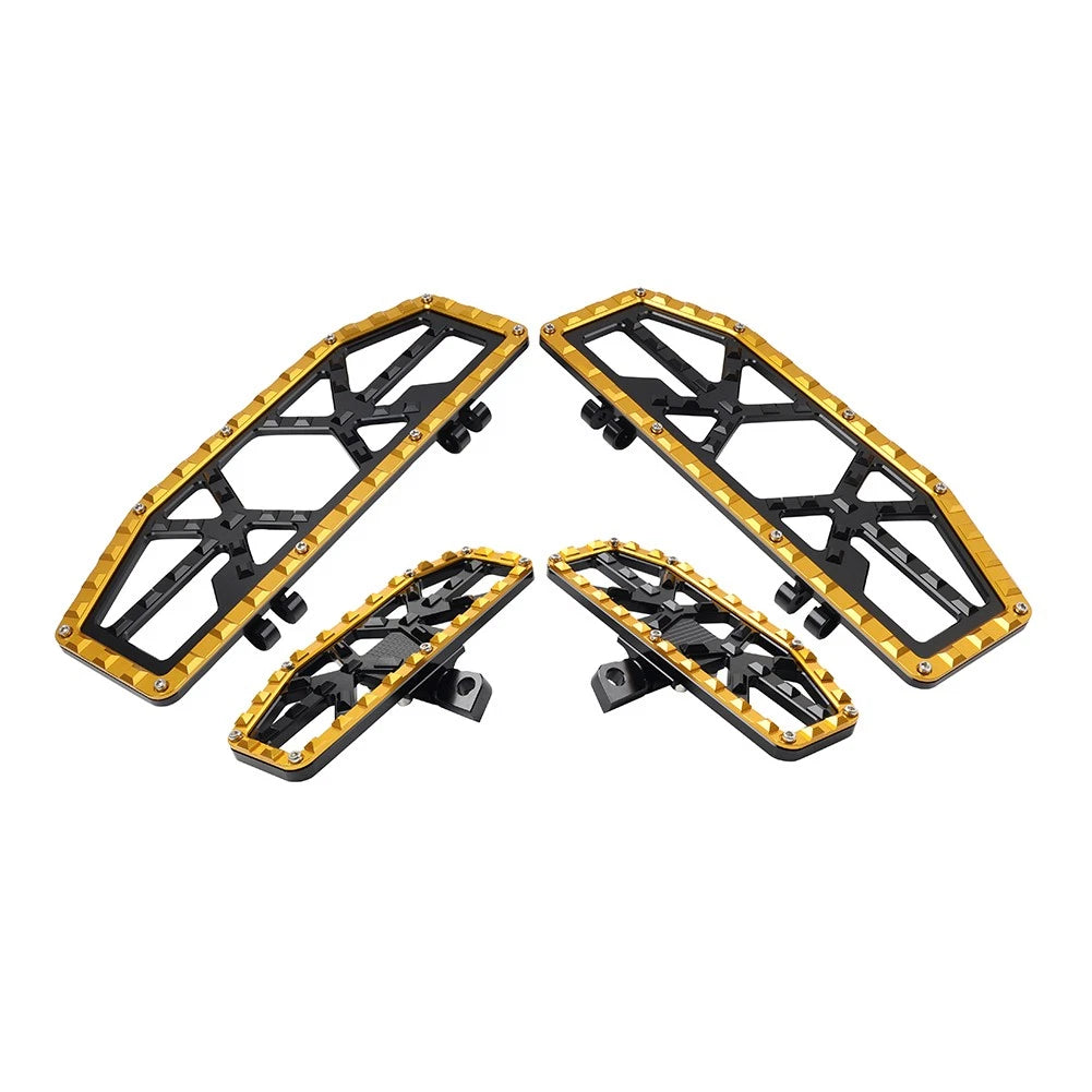 Driver Passenger Floorboard Foot Pegs for Harley Touring (1986-2023)