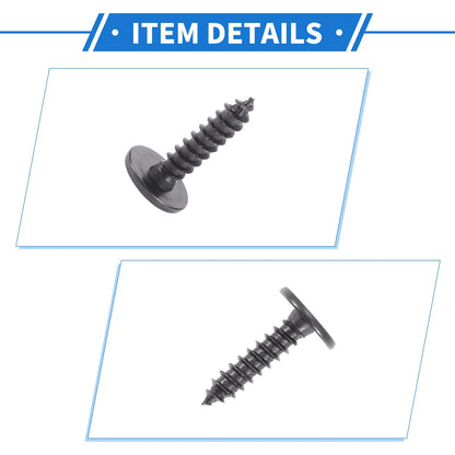 25 Pcs Fender Liner Splash Shield Bumper Cover Screws for Honda Accord