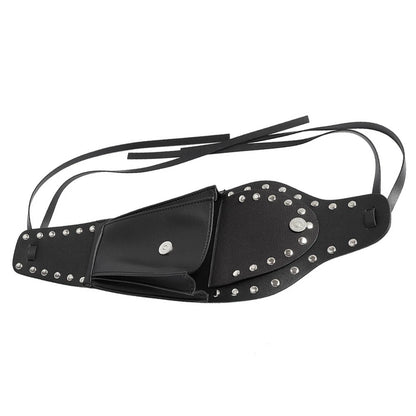 Fuel Gas Tank Cover Black Dash Console Pouch Bag for Harley Sportster 883 (2004-2023)
