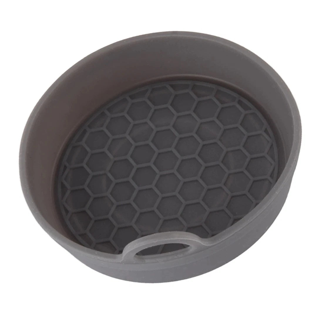 Grey Silicone Car Cup Holder Insert Anti-Slip Mat Pad 7cm