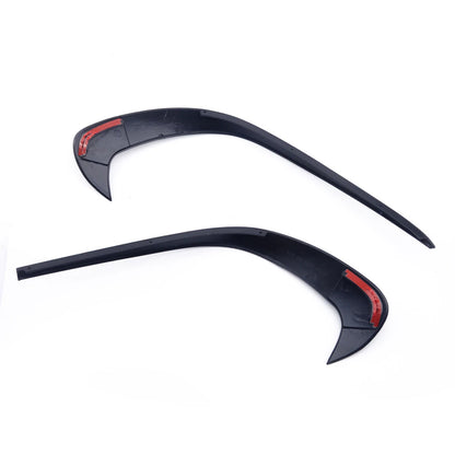Front Bumper Splitter Spoiler Canards for Benz W176 A250 AMG A45 (16-18)
