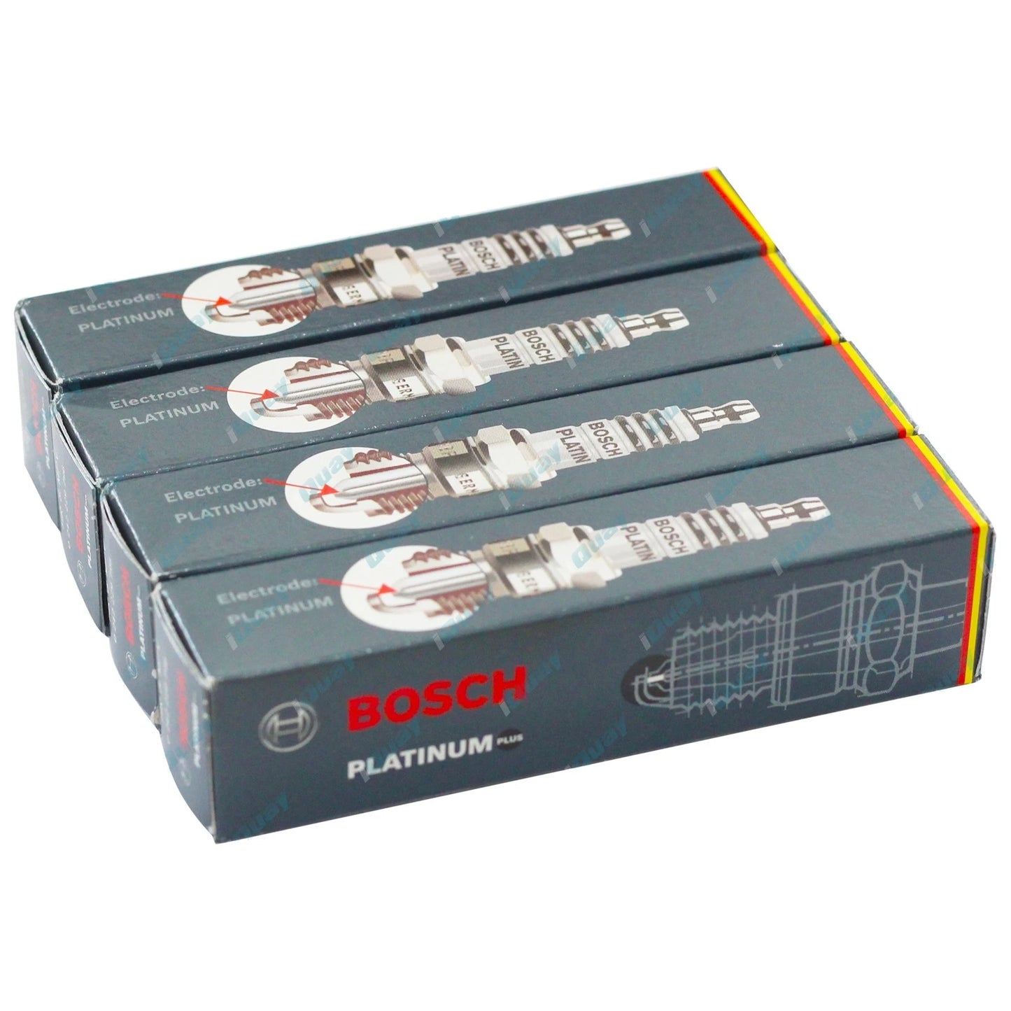 Set of 4 Spark Plugs for Toyota Celica ST184R 2.2L (1989-1994)