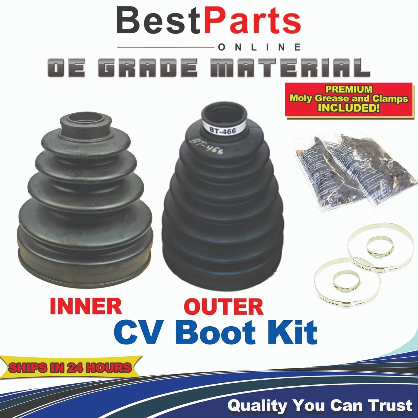 CV Axle Boot 2 x for Toyota Tacoma (1996–2004)