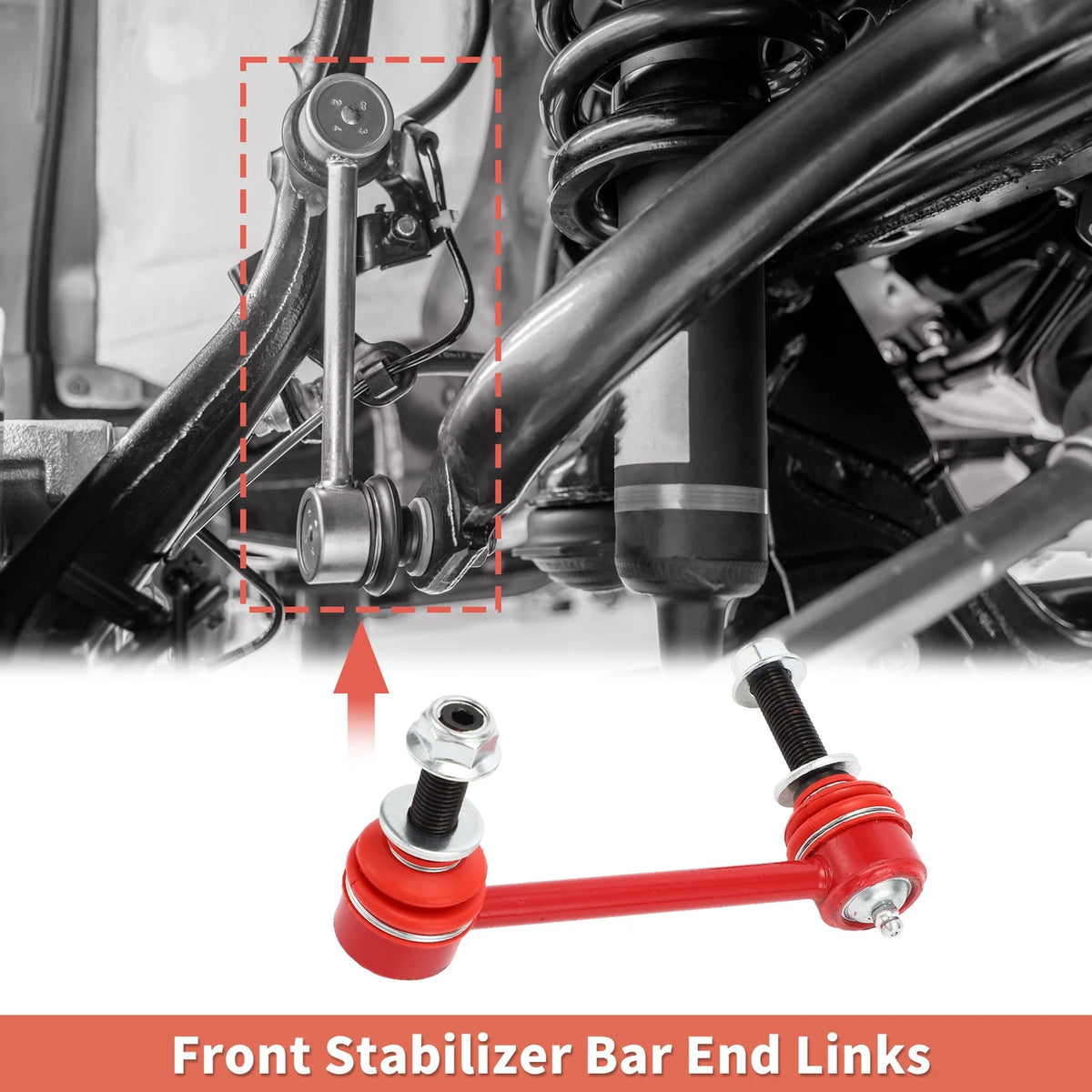 Front Sway Bar Links for Toyota Tacoma 2WD 4WD (2005-2017)