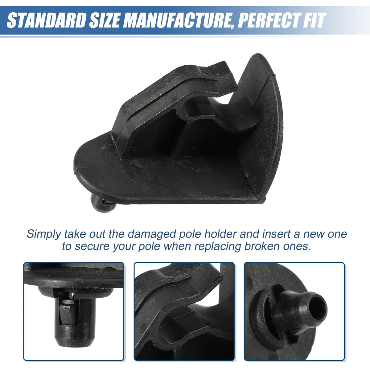 Hood Prop Rod Holder Clips for Nissan Kicks (2018-2019)