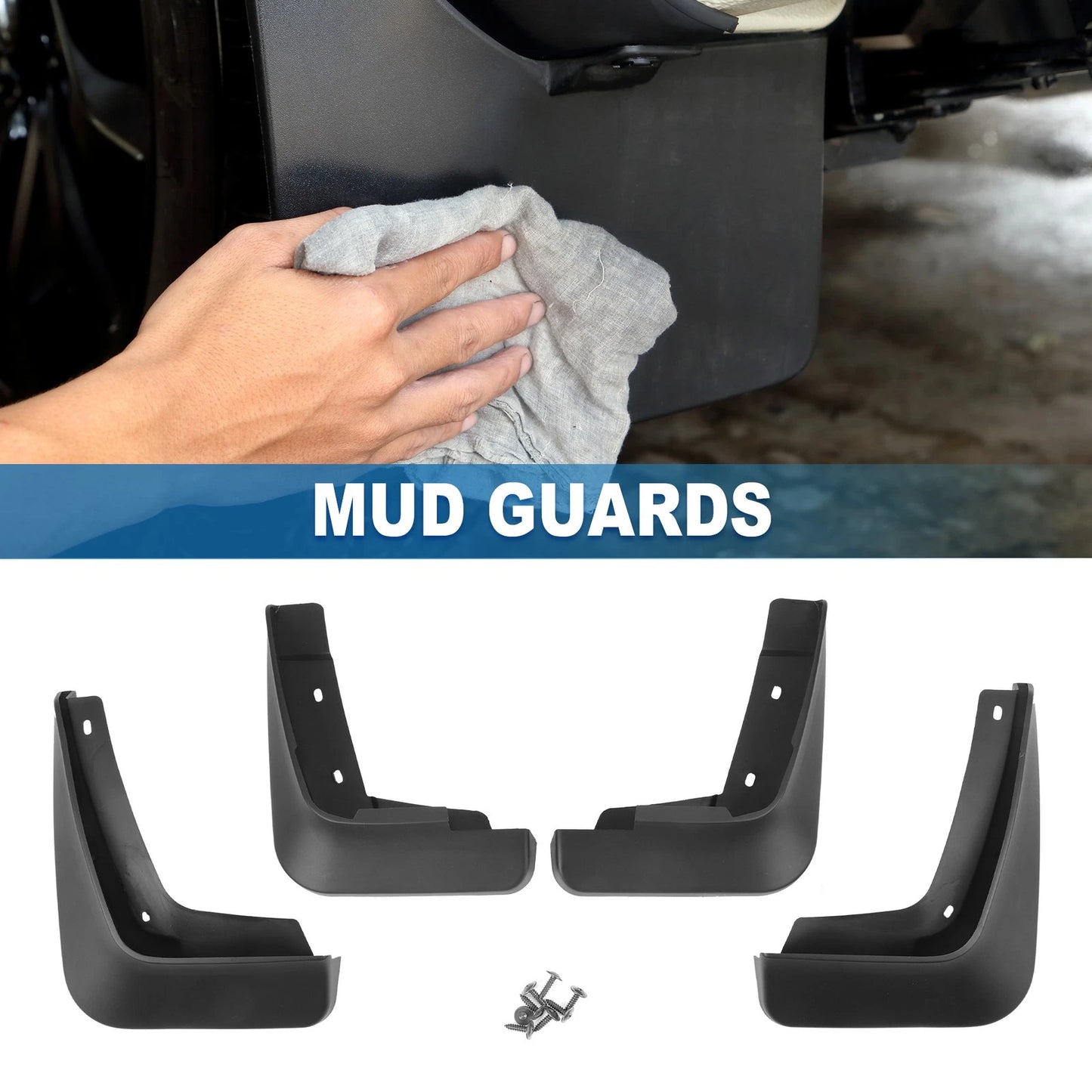 Mud Flap Splash Guard 2x Front & Rear for Buick LaCrosse L4 2.5L