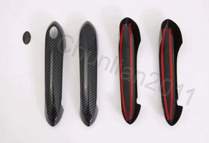 Fiber Door Handle Molding Cover Trim for BMW X5 G05 (2019-2021) - 5PCS