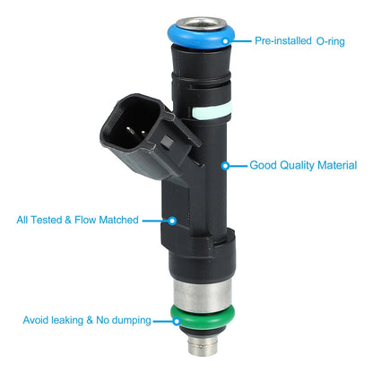 6 x Fuel Injector Nozzles for Ford Fusion SE SEL 3.0L V6 (2006-2009)