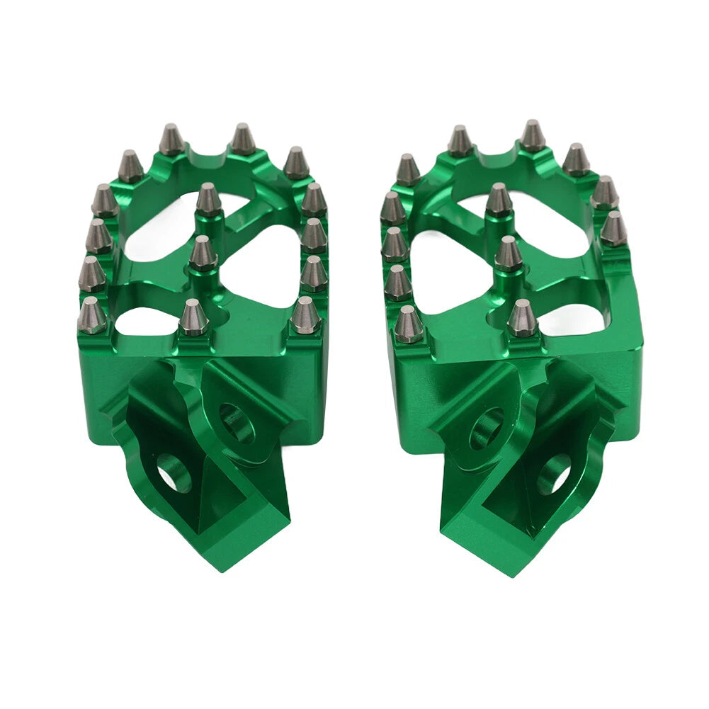CNC MX Foot Pegs for Kawasaki KX100, KX65 & Suzuki RM100, RM65 (2000-2023)
