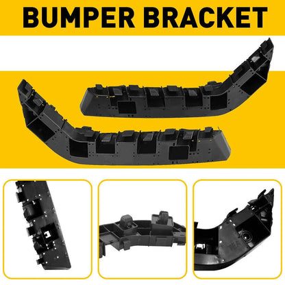 Front Bumper Bracket Set for 2016-2021 Honda Civic 2 x Driver & Passenger Side